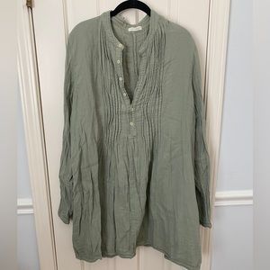 Sage Free People x CP Shades Yoko Tunic Dress